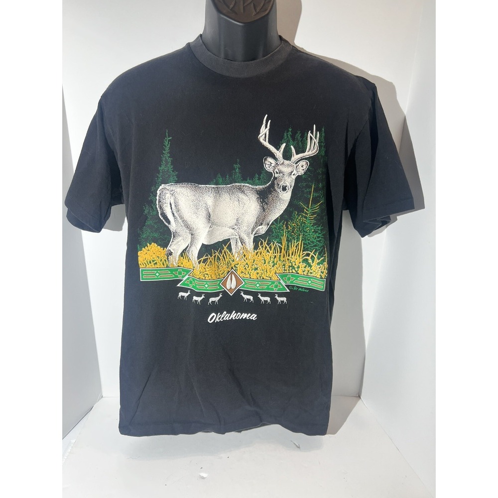 Vintage Single Stitch Oklahoma Buck Shirt Men's Size Large - Picture 1 of 6
